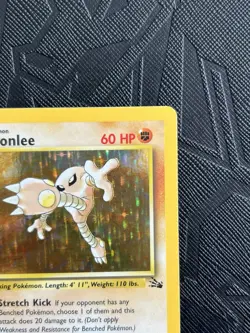 Pokemon TCG Hitmonlee 7/62 Fossil Holo Rare (English) - NM - Image 5