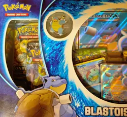 Pokemon TCG - Unbroken Bonds - Blastoise GX Premium Collection - Factory Sealed - Image 3
