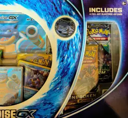 Pokemon TCG - Unbroken Bonds - Blastoise GX Premium Collection - Factory Sealed - Image 4