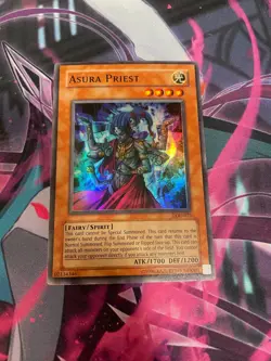 YUGIOH - ASURA PRIEST - SUPER RARE - LOD - UNLIMITED - NM - Image 1