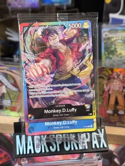 One Piece Monkey.D.Luffy 2nd Anniversary P-043 Sealed Promo Pack English - Image 4