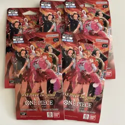 🔥ONE PIECE Heroines EB-03 Lot x5 Sleeved Booster pack English 🔥 New Release! - Image 2