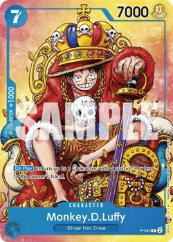 Monkey.D.Luffy (Convention Promo 2024) (P-043/241) One Piece Promotion Cards LP - Image 1