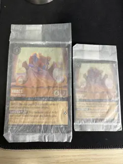 Disney Lorcana Gift Set Promo Cards Sealed Hades And Mulan oversized - Image 1