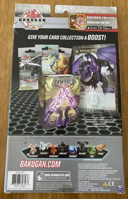 NEW Bakugan Pro Armored Elite Nillious card Collection With Giant Collector Card - Image 2