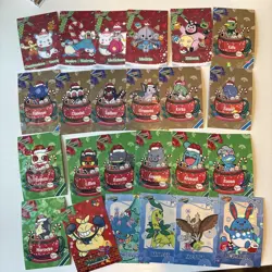 Massive Lot 200+ Cards 2025 Christmas Pokemon Card Database Holos Hits Etc. - Image 2