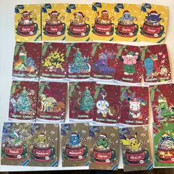 Massive Lot 200+ Cards 2025 Christmas Pokemon Card Database Holos Hits Etc. - Image 5