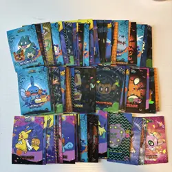 Massive Lot 140+ Cards 2024 Halloween Pokemon Card Database Holos Hits Etc. - Image 1