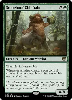 MTG Stonehoof Chieftain ** Commander Masters ** English - Image 1