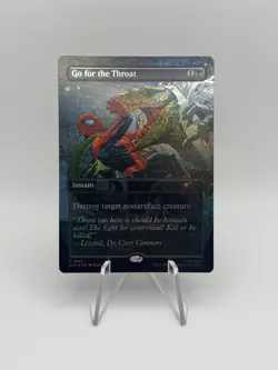 Go for the Throat (Rainbow Foil) Secret Lair 1986 Spiderman - Foil - Image 1