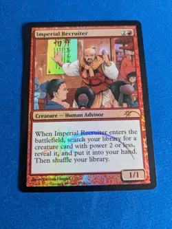 Imperial Recruiter 1x MtG *Foil* Judge Promo SP/NM **See Pictures!** - Image 1