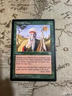 Worldly Tutor - MTG - NM Mirage - Near Mint - Image 1
