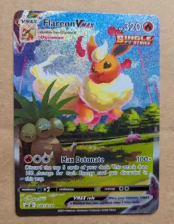 Flareon VMAX Promo Card Alt Art SWSH180 Pokemon Premium Collection Promo - Image 1