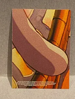 Pokemon Topps Sticker Card #S8 Charmander, Charmeleon & Charizard Blue Logo - Image 2