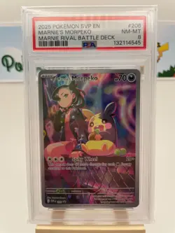 Marnie's Morpeko (206) - Scarlet & Violet Black Star Promo - Pokemon TCG - PSA 8 - Image 1