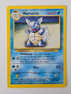 Pokemon Wartortle 42/102 - Base Set Unlimited - Image 1