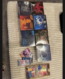 pokemon elite trainer box sealed lot of EBT’s PLUS vintage Pokemon Cassette - Image 1