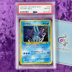 PSA 10 2000 Suicune Holo #245 Pokemon Japanese Neo 3 Vintage Gem Mint Graded TCG - Image 1