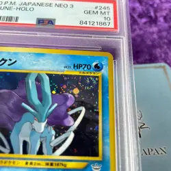 PSA 10 2000 Suicune Holo #245 Pokemon Japanese Neo 3 Vintage Gem Mint Graded TCG - Image 2