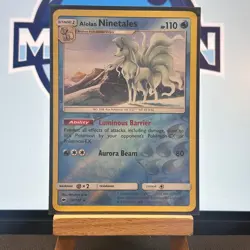 Alolan Ninetales 28/147 Burning Shadows Rare NM 2017 Reverse Holo - Image 1