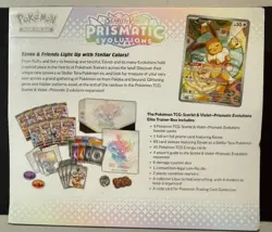 New Pokemon TCG Scarlet Violet Prismatic Evolutions Elite Trainer Box ETB Sealed - Image 4