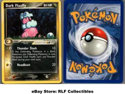 2004 Pokemon, EX Team Rocket Returns, #33/109 Dark Flaaffy, Uncommon - Image 1