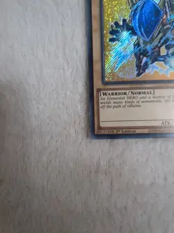 MZMU-EN059 Elemental HERO Sparkman Secret Rare Secret Rare YuGiOh! NEW - Image 4