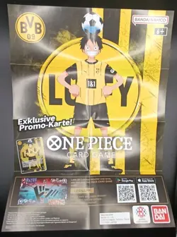 Monkey D Luffy One Piece x BVB ST13-003 Promo Card Poster - Image 1