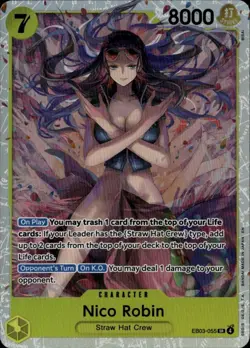 Nico Robin (055) SR EB-03 Extra Booster: One Piece Heroines Edition EB03-055 - Image 1