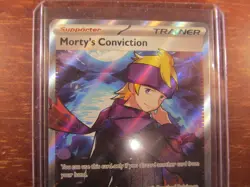 Mortys Conviction 201/162 Temporal Forces (TEF) NM Full Art Pokemon Card - Image 2