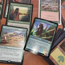 WURMS WYRMS WORMS Green Day ***General*** Tribal COMMANDER DECK MTG 100 Cards - Image 1