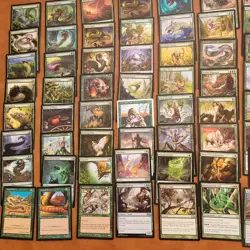 WURMS WYRMS WORMS Green Day ***General*** Tribal COMMANDER DECK MTG 100 Cards - Image 3