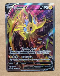 Pokemon Jolteon v SWSH Black Star Promo Holo Card SWSH183 - Image 1