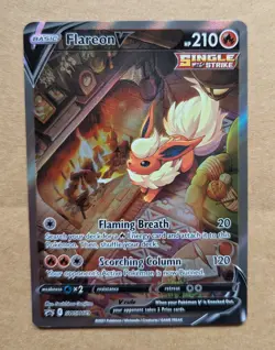 Pokemon Cards Flareon V SWSH179 SWSH Black Star Promo - Image 1