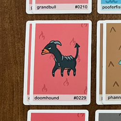 TRACKED & INSURED Pookiemoot Doomhound card - Houndoom Pokemon parody - Image 1