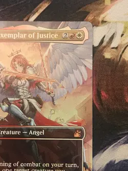 MTG RVR - Aurelia, Exemplar Of Justice - Anime Borderless FOIL NM Ravnica - Image 4
