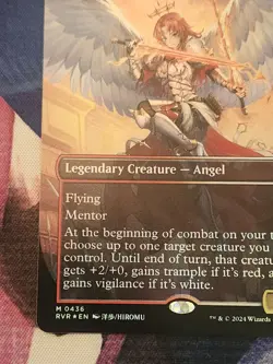 MTG RVR - Aurelia, Exemplar Of Justice - Anime Borderless FOIL NM Ravnica - Image 5