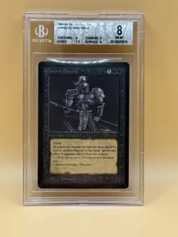 Hypnotic Specter – 1993 MTG Beta – BGS 8 NM-MT – Vintage Magic - Image 1