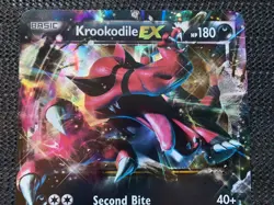 Krookodile EX Ultra Rare Jumbo Pokemon Card XY25 Black Star Promo Set Mint PSA - Image 2