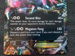 Krookodile EX Ultra Rare Jumbo Pokemon Card XY25 Black Star Promo Set Mint PSA - Image 3