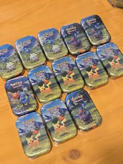 Ascended Heroes Mini Tins Lot of 13 Pokemon Mega 2.5 - Image 1