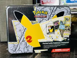 Pokemon 25th Anniversary Celebrations Treasure Chest Lunchbox Tin Factory SEALED - Image 1