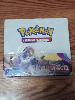 Pokemon TCG Paldea Evolved Booster Box Factory Sealed 820650863493 - Image 1