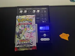 GOD PACKU 22.01g VERY HEAVY Prismatic Evolutions Pokemon Sealed Booster Pack New - Image 1
