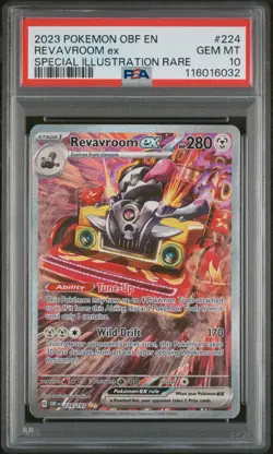 2023 Pokemon Obf En-Obsidian Flames #224 Revavroom Ex PSA 10 - Image 1