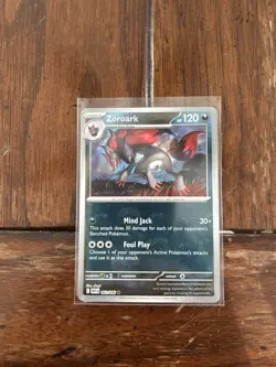 POKEMON Zoroark (Master Ball Pattern) 062/086 SV: White Flare Reverse Holo - Image 1