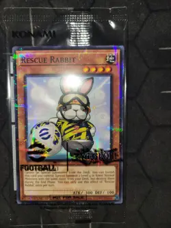 Yugioh Rescue Rabbit & Neymar Jr. 2025 eFootball Promo Set EFC1-EN001 (SEALED) - Image 1