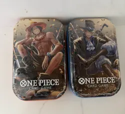 New & Sealed! Set of 2 One Piece Card Game Tin Pack Set Volume 2 OP-13 - Image 1