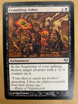 MTG 1x Crumbling Ashes # 35 Eventide Modern Magic the Gathering Card x1 NM - Image 1