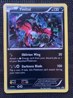 Holo Yveltal Rare Jumbo Pokemon Card XY06 Black Star Promo Set Mint PSA Grade - Image 1